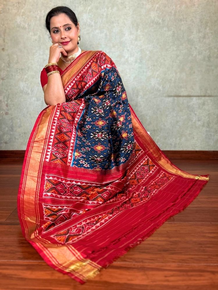 Pure Mulberry Silk Patola from Rajkot