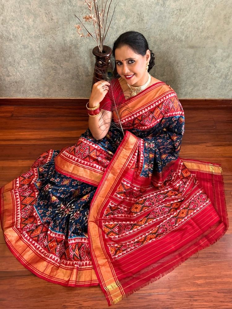 Pure Mulberry Silk Patola from Rajkot